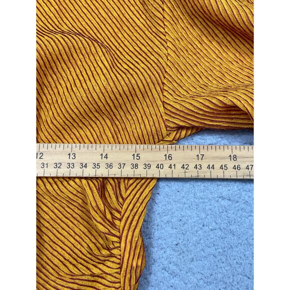 Zara Womens Size M Ribbed Striped Blouse NWT - Picture 4 of 11